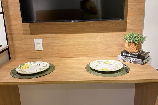 Sala / Quarto de apartamento para alugar com 1 quarto, 27m² em Paraíso, São Paulo