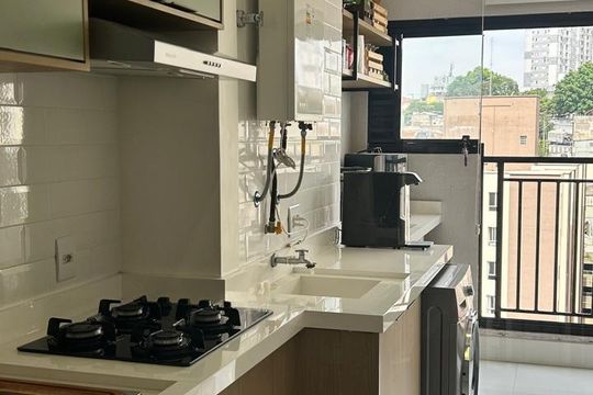 Área de serviço de apartamento à venda com 2 quartos, 51m² em São Pedro, Osasco
