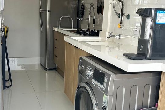 Área de serviço de apartamento à venda com 2 quartos, 51m² em São Pedro, Osasco