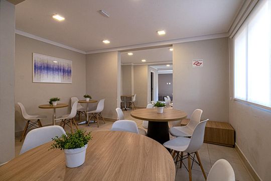 salão de festas_2 de apartamento à venda com 2 quartos, 32m² em Parque Fongaro, São Paulo