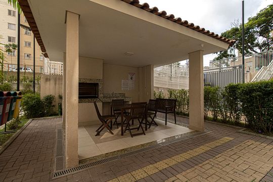 churrasqueira_1 de apartamento à venda com 2 quartos, 32m² em Parque Fongaro, São Paulo