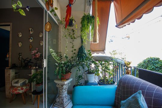 Sala Varanda de apartamento à venda com 4 quartos, 87m² em Tijuca, Rio de Janeiro