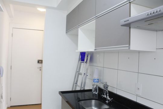 Cozinha de apartamento à venda com 3 quartos, 56m² em Taquara, Rio de Janeiro