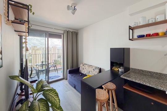 Sala de apartamento à venda com 1 quarto, 37m² em Ipiranga, São Paulo