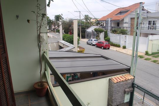 Sacada da Suíte 3 de casa à venda com 4 quartos, 390m² em Jardim Sao Caetano, São Caetano do Sul