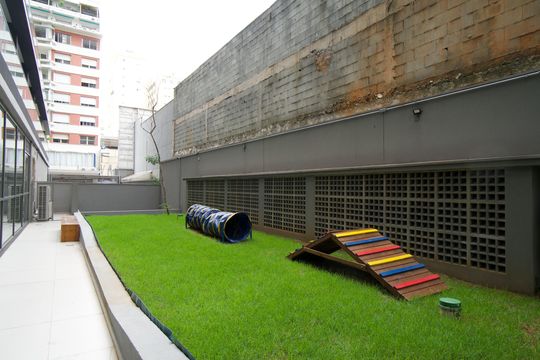 Área comum - Pet de kitnet/studio para alugar com 1 quarto, 24m² em Cerqueira César, São Paulo