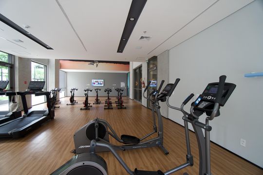 Área comum - Academia de kitnet/studio para alugar com 1 quarto, 24m² em Cerqueira César, São Paulo