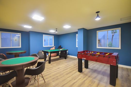 Salão de Jogos de kitnet/studio à venda com 1 quarto, 17m² em Jardim Monte Kemel, São Paulo