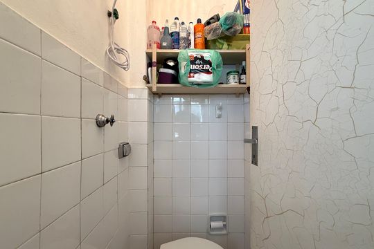 Banheiro de Serviço de apartamento à venda com 2 quartos, 62m² em Granja Julieta, São Paulo