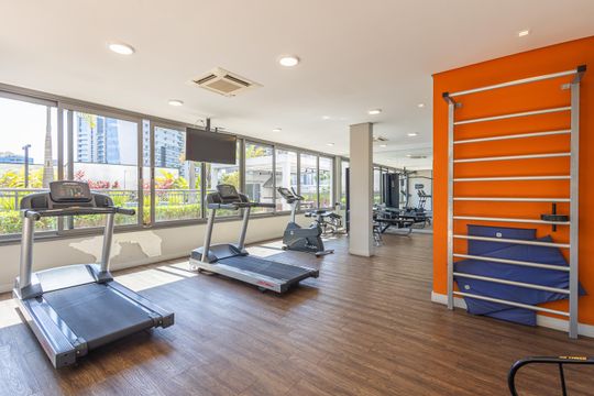 Academia de apartamento para alugar com 1 quarto, 37m² em Pinheiros, São Paulo