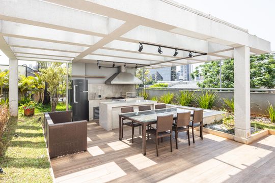 Churrasqueira de apartamento para alugar com 1 quarto, 37m² em Pinheiros, São Paulo