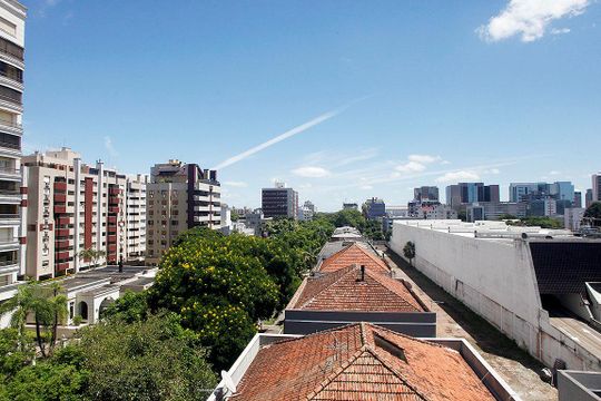 Sala de Estar Vista de apartamento à venda com 3 quartos, 132m² em Menino Deus, Porto Alegre