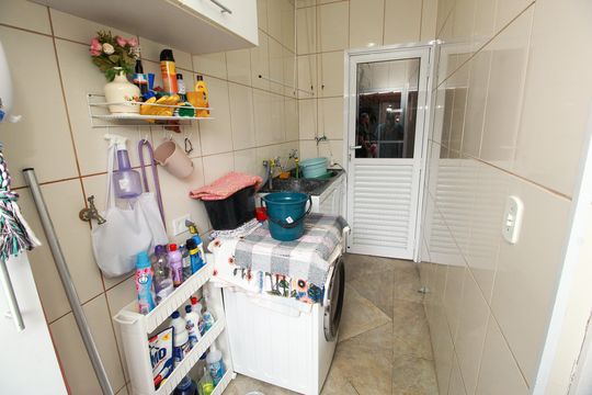 Área de Serviço de casa à venda com 3 quartos, 222m² em Parque Sao Vicente, Santo André
