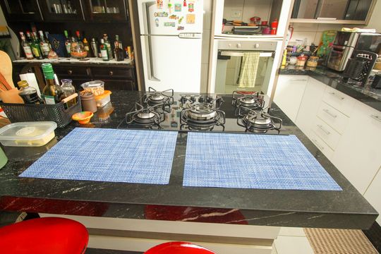 Cozinha de casa à venda com 3 quartos, 222m² em Parque Sao Vicente, Santo André