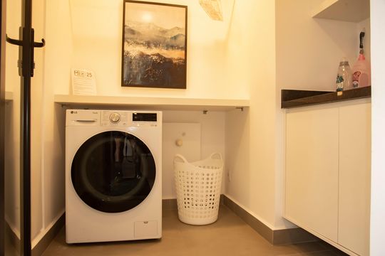 Área comum - Lavanderia de kitnet/studio à venda com 1 quarto, 34m² em Mirandópolis, São Paulo