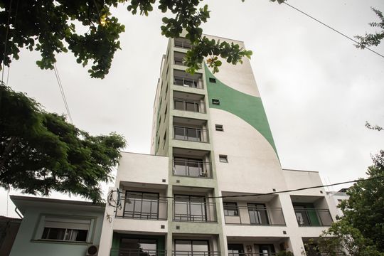 Fachada de kitnet/studio à venda com 1 quarto, 34m² em Mirandópolis, São Paulo