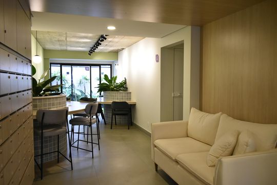 Coworking de apartamento à venda com 1 quarto, 37m² em Mirandópolis, São Paulo