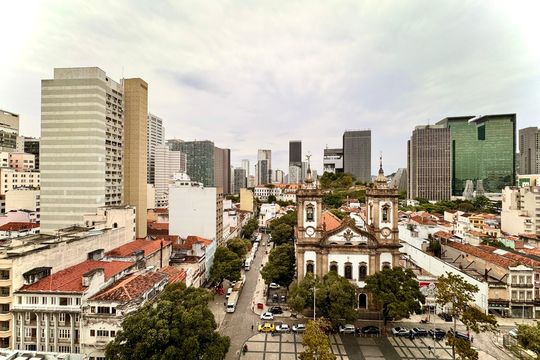 Vista do Studio de apartamento para alugar com 1 quarto, 32m² em Centro, Rio de Janeiro