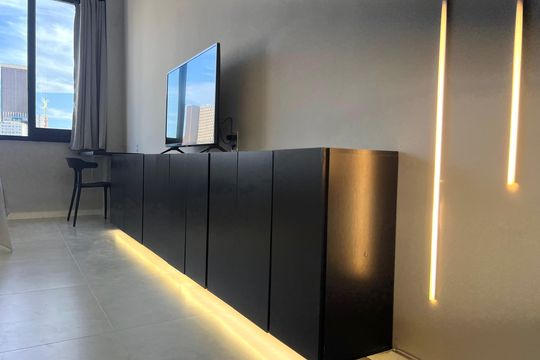 Sala de kitnet/studio para alugar com 1 quarto, 32m² em Centro, Rio de Janeiro