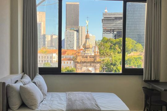 Quarto de kitnet/studio para alugar com 1 quarto, 32m² em Centro, Rio de Janeiro