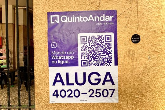 Placa de apartamento para alugar com 1 quarto, 32m² em Centro, Rio de Janeiro