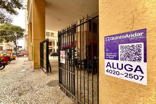 Fachada  de apartamento para alugar com 1 quarto, 32m² em Centro, Rio de Janeiro