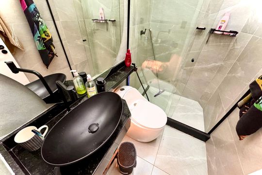 Banheiro social de apartamento para alugar com 1 quarto, 32m² em Centro, Rio de Janeiro