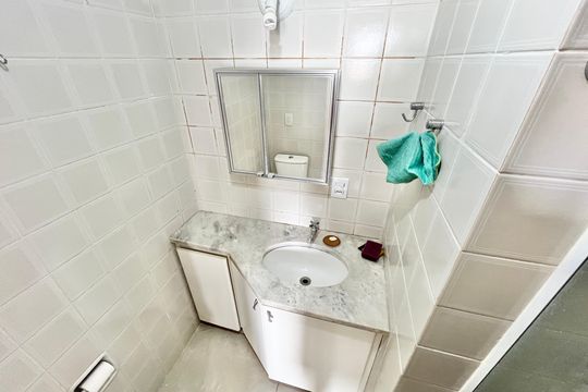 Banheiro da Suíte de apartamento à venda com 3 quartos, 86m² em Santa Teresinha, São Paulo