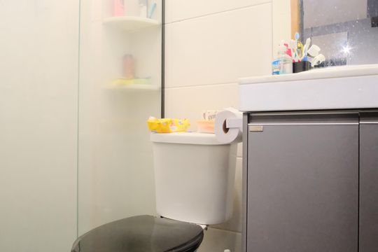 Banheiro de kitnet/studio à venda com 1 quarto, 22m² em Vila Matilde, São Paulo