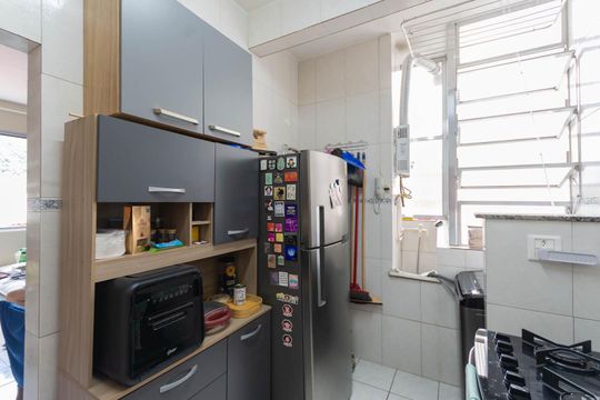 Cozinha e Área de Serviço de apartamento à venda com 1 quarto, 40m² em Tijuca, Rio de Janeiro