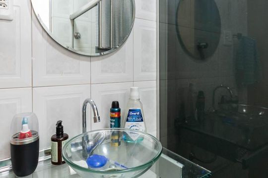 Banheiro de apartamento à venda com 1 quarto, 40m² em Tijuca, Rio de Janeiro