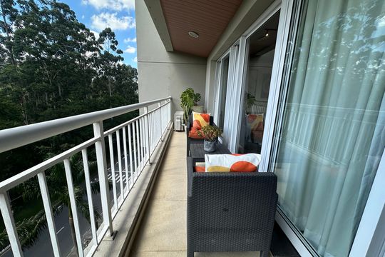 Varanda da Sala de apartamento para alugar com 1 quarto, 49m² em Residencial Tambore Iii, Santana de Parnaíba