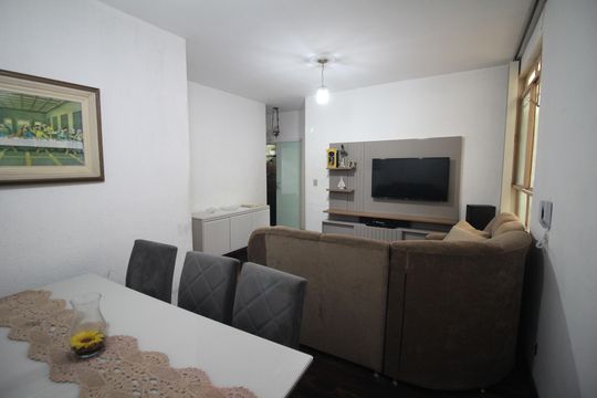 Sala de apartamento à venda com 3 quartos, 70m² em Novo Eldorado, Contagem