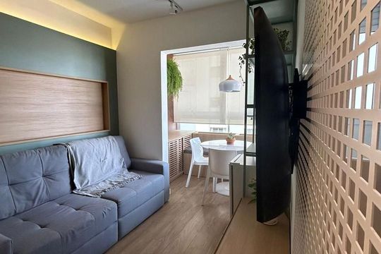 Sala de apartamento à venda com 1 quarto, 41m² em Aclimação , São Paulo