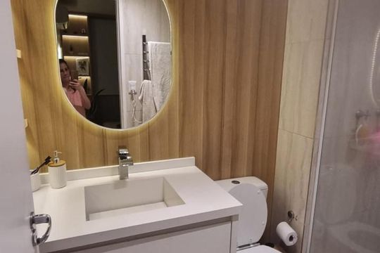 Banheiro de apartamento à venda com 1 quarto, 41m² em Aclimação , São Paulo