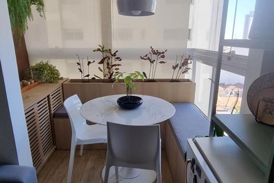 Varanda de apartamento à venda com 1 quarto, 41m² em Aclimação , São Paulo