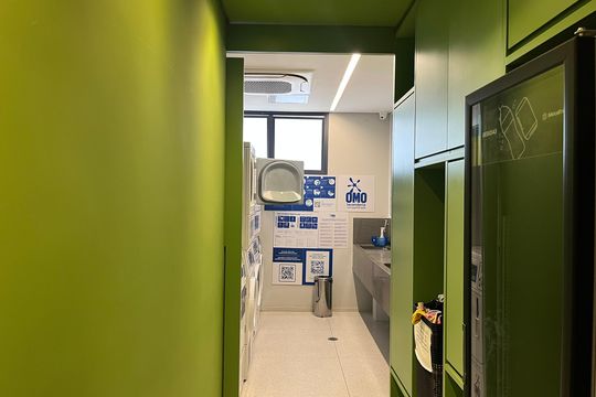 Lavanderia de kitnet/studio para alugar com 1 quarto, 30m² em Perdizes, São Paulo