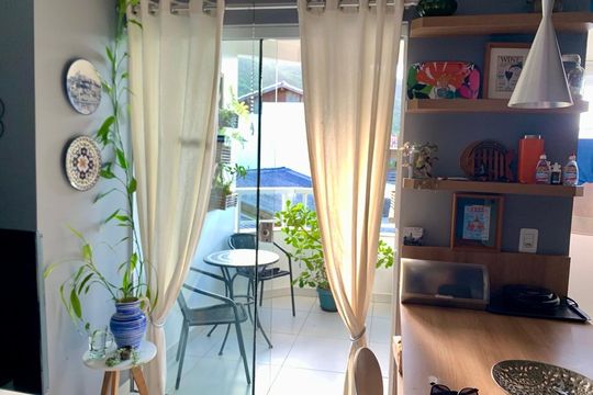 Varanda de apartamento para alugar com 2 quartos, 70m² em Ingleses do Rio Vermelho, Florianópolis
