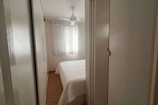Quarto de apartamento à venda com 3 quartos, 64m² em Carandiru, São Paulo