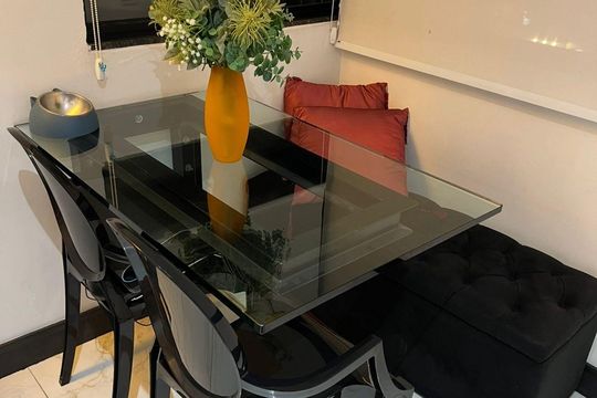 Sala de jantar de apartamento à venda com 2 quartos, 40m² em Campestre, Santo André