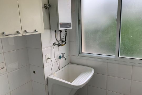 Área de serviço de apartamento à venda com 2 quartos, 62m² em Indianópolis, São Paulo