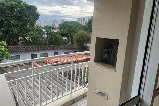 Varanda de apartamento à venda com 2 quartos, 62m² em Indianópolis, São Paulo
