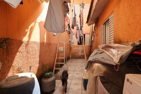 Área de Serviço de casa à venda com 3 quartos, 121m² em Cidade São Jorge, Santo André