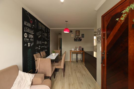 Sala de apartamento à venda com 2 quartos, 57m² em Vila Camilópolis, Santo André