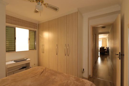 Suíte de apartamento à venda com 2 quartos, 57m² em Vila Camilópolis, Santo André