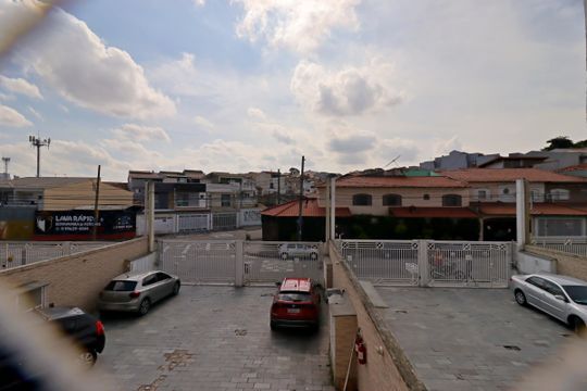 Vista da Sala de apartamento à venda com 2 quartos, 57m² em Vila Camilópolis, Santo André