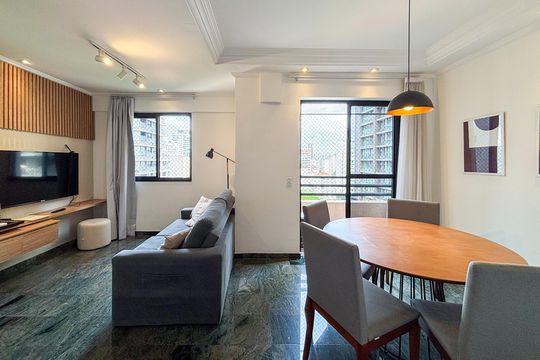 Sala de apartamento para alugar com 2 quartos, 70m² em Pinheiros, São Paulo