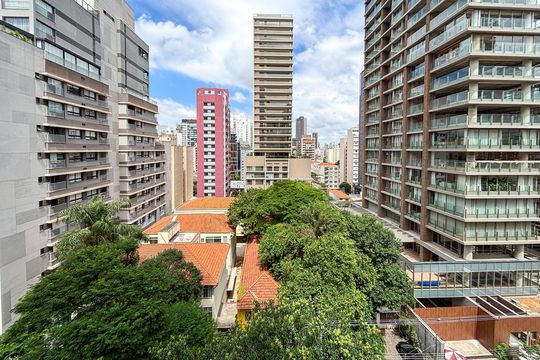 Vista Varanda Sala de apartamento para alugar com 2 quartos, 70m² em Pinheiros, São Paulo