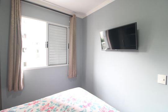 Quarto 1 de apartamento à venda com 2 quartos, 48m² em Jardim das Flores, São Paulo
