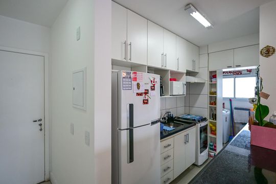 Cozinha de apartamento para alugar com 3 quartos, 66m² em Vila Andrade, São Paulo